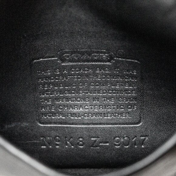 Vintage Coach Abbie Crossbody Bag in Glove-Tanned Black Leather - Picture 6 of 11